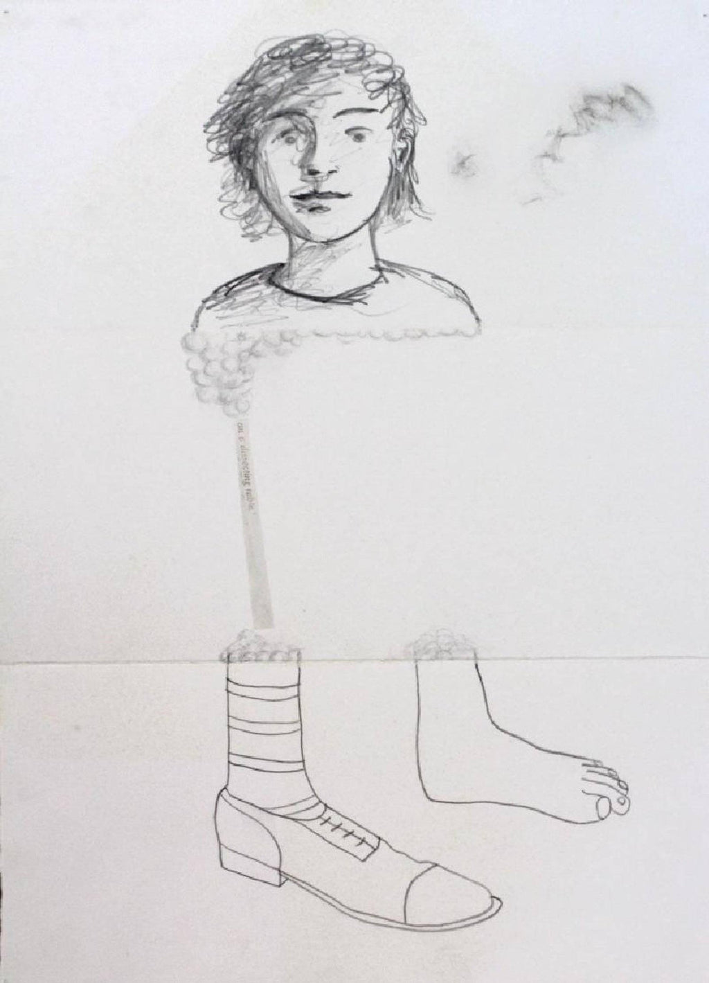 Still Life with Vera as Raphael Original Drawing