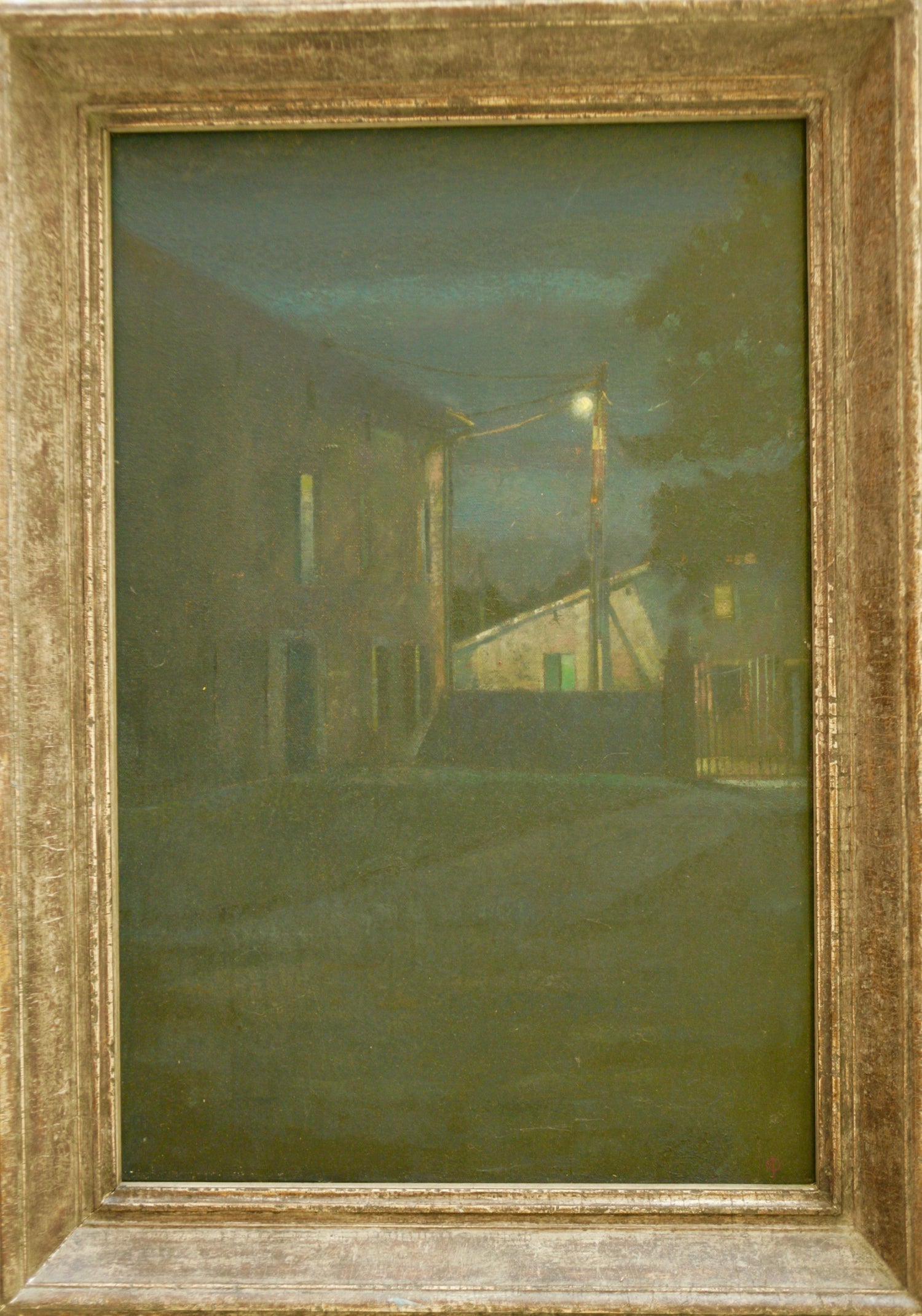 October, Night Scene with Castle and Soldiers Oil Painting