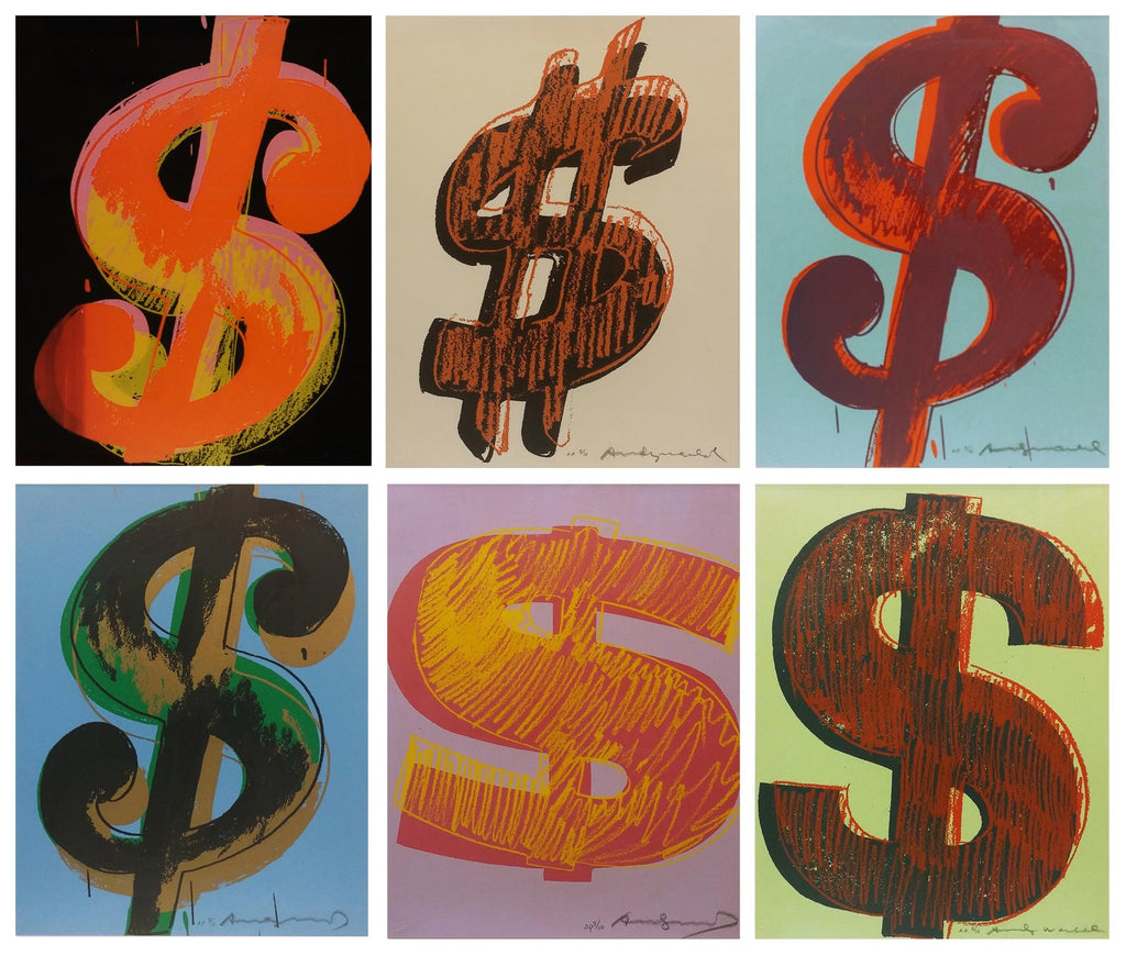 1960's Pop Art Silkscreen Print 108$ Bill Inflation Hand Signed and Numbered
