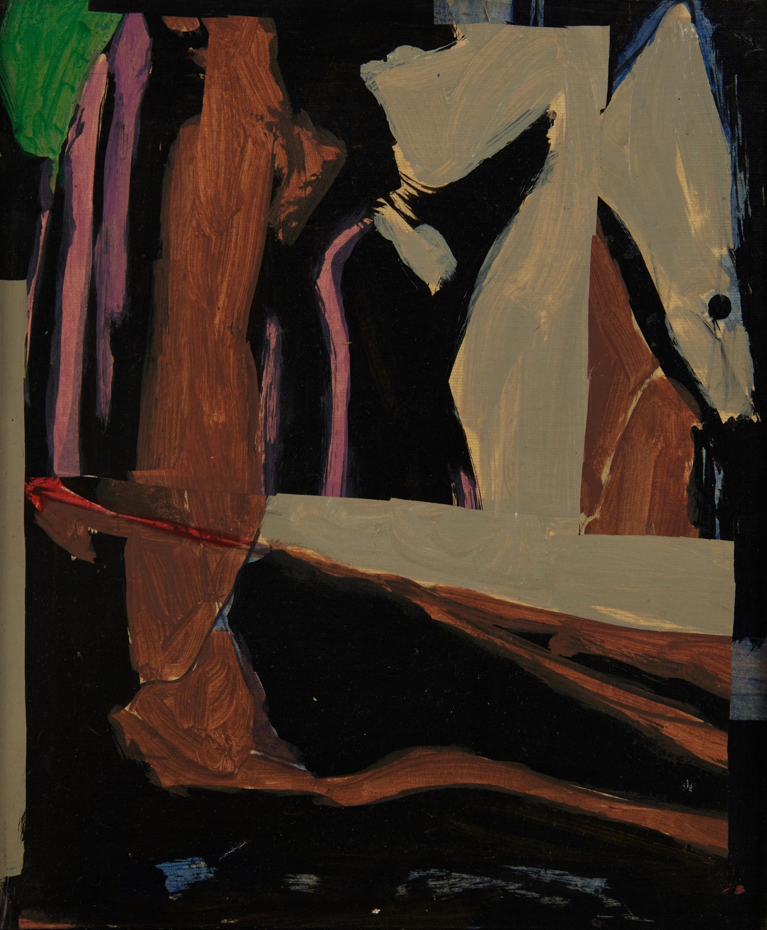 American Modernist Oil Painting Gestural Landscape WPA Artist Group of 10