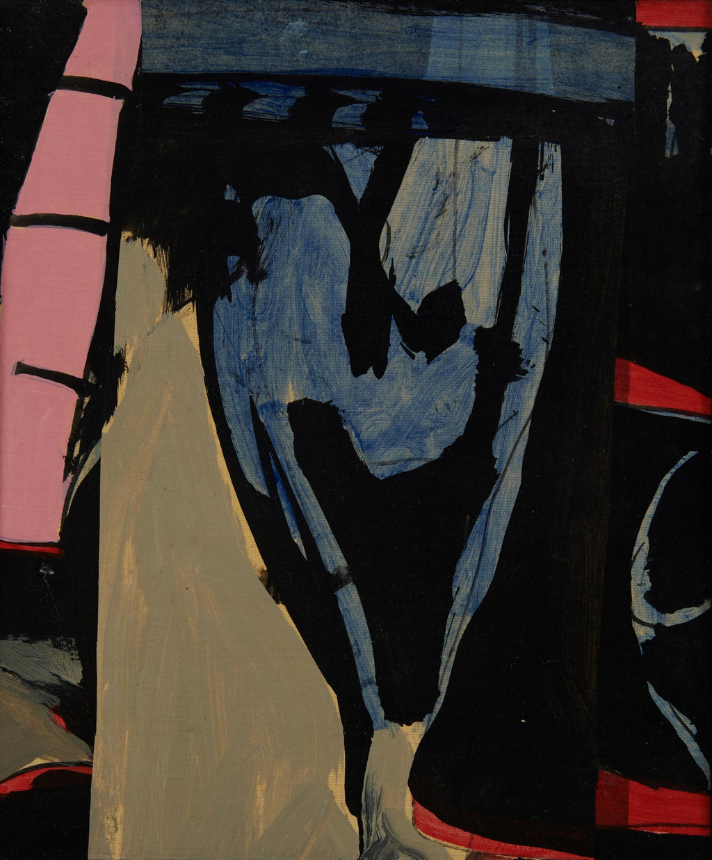 Judy Rifka Abstract Expressionist Pop Art Portrait Oil Painting Brooke Alexander