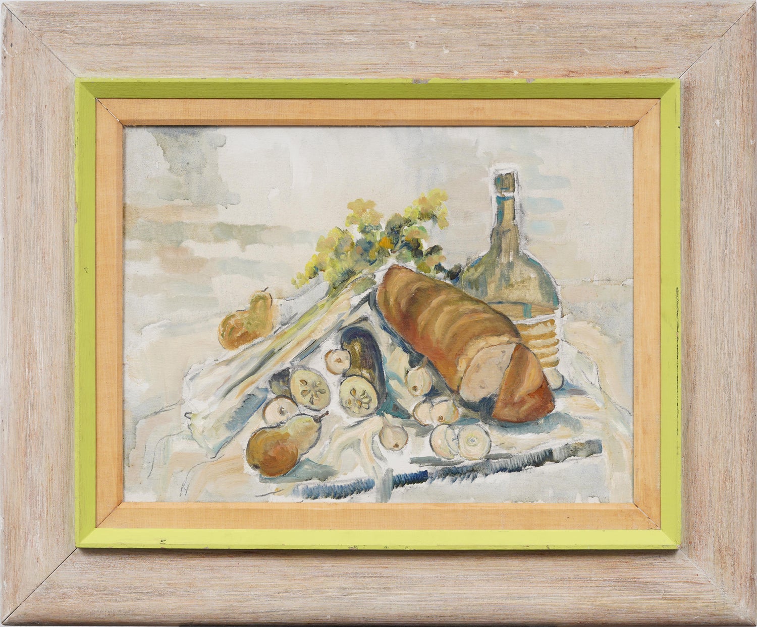 Still Life with Bread and Vegetables Oil Painting