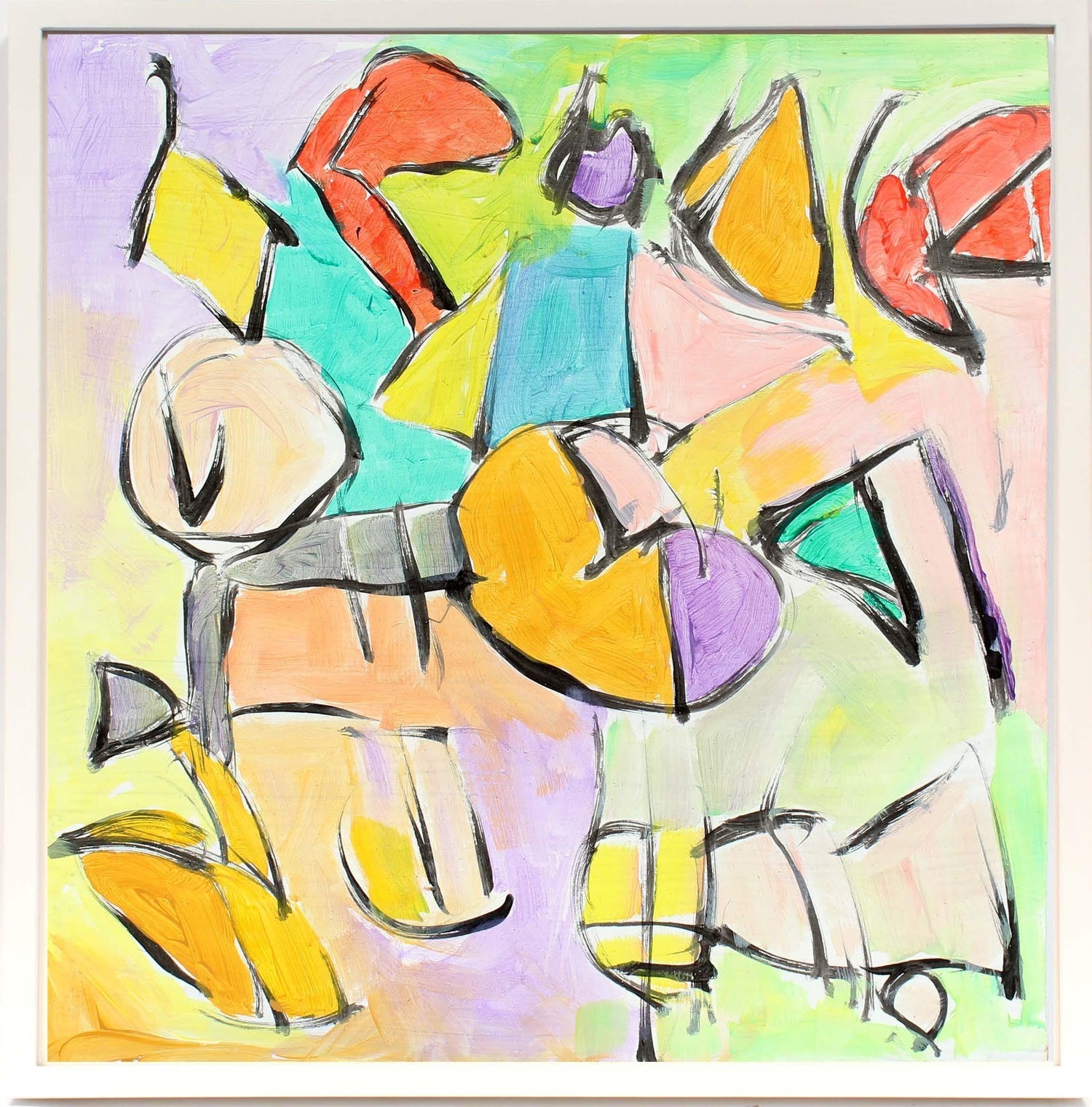 Lyrical Abstraction Acrylic Painting Ronnie Landfield Color Field Abstract