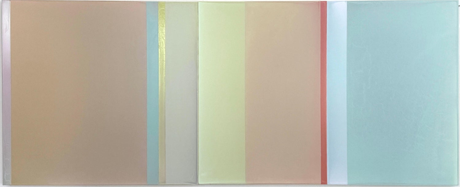 Patina & Silkscreen Painting on Steel Canadian Contemporary Art Marjan Eggermont