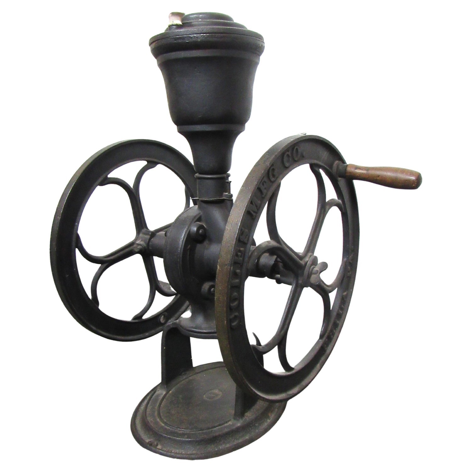 Antique, 19th C. Peugeot Frères Brevetés French Coffee Grinder Table Sculpture