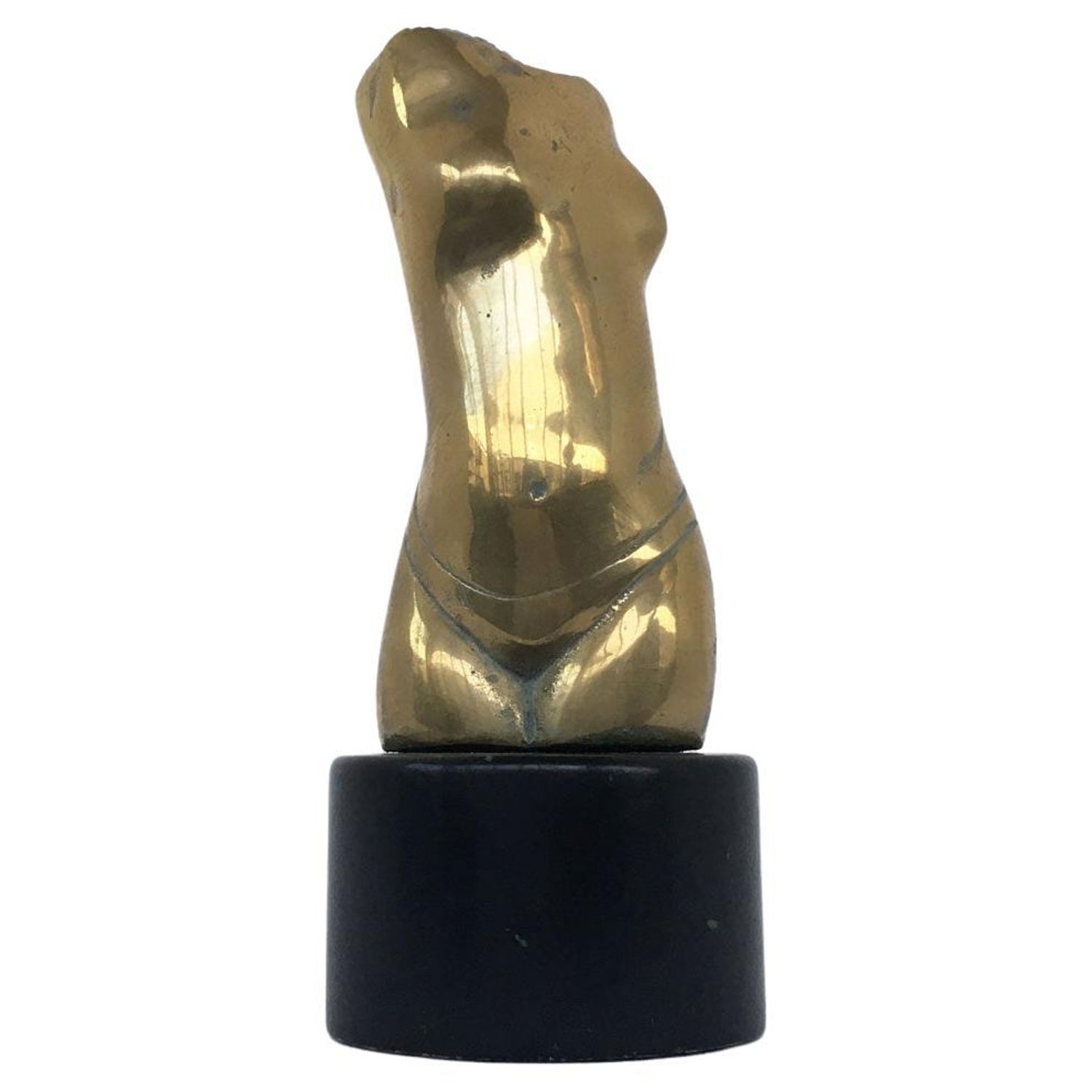 "American Marriage" Painted Bronze Outsider Assemblage Sculpture Signed Marmol