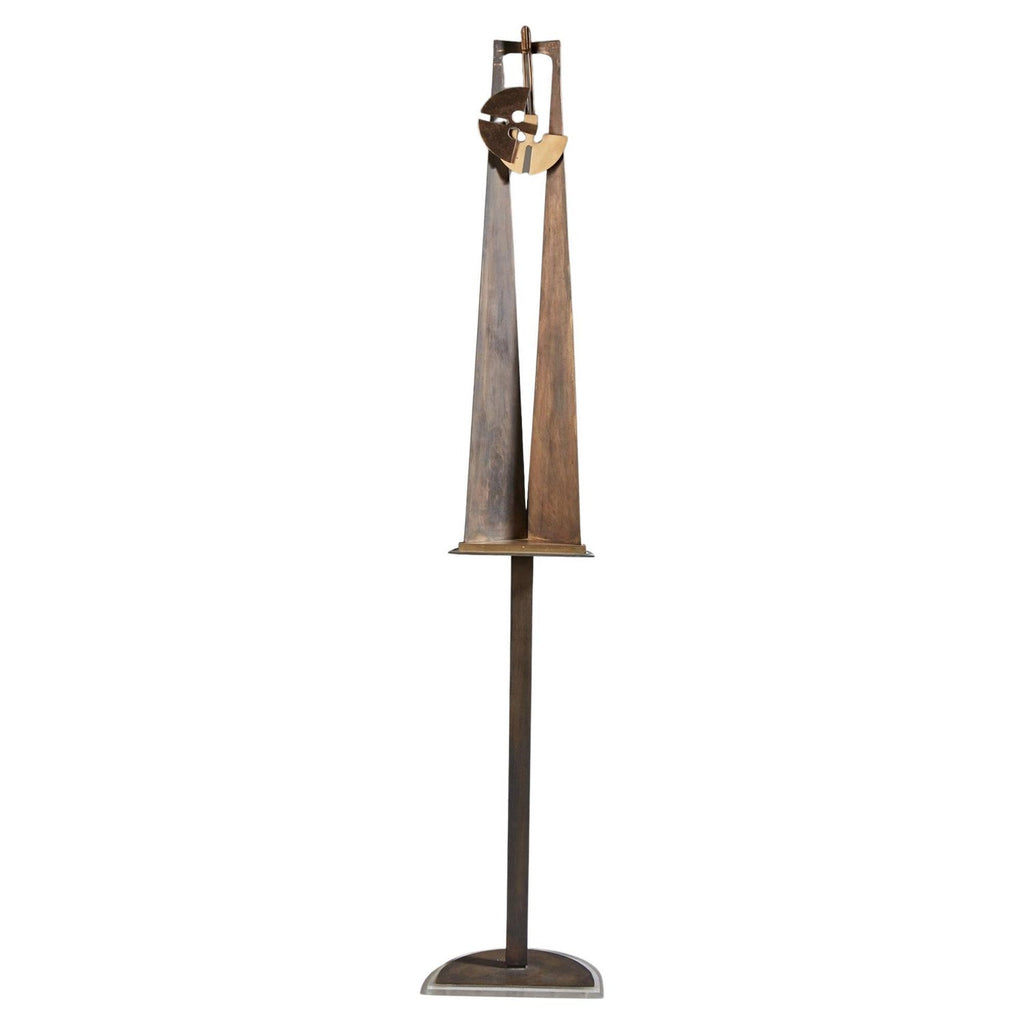 Table and Vase, Large (Life Size) Modernist Zen Sculpture David Kimball Anderson