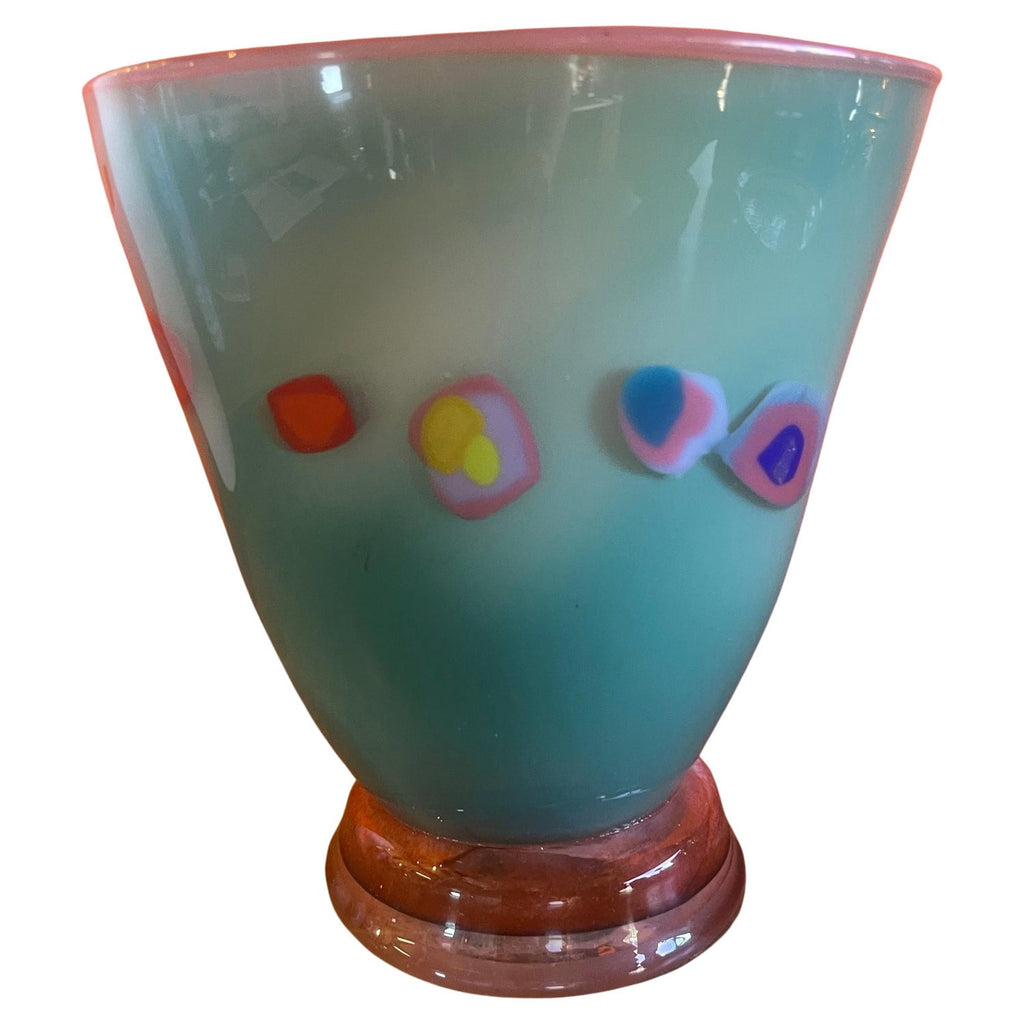 Masterpiece Swiss Contemporary Blown Matte Glass Sculpture Vase