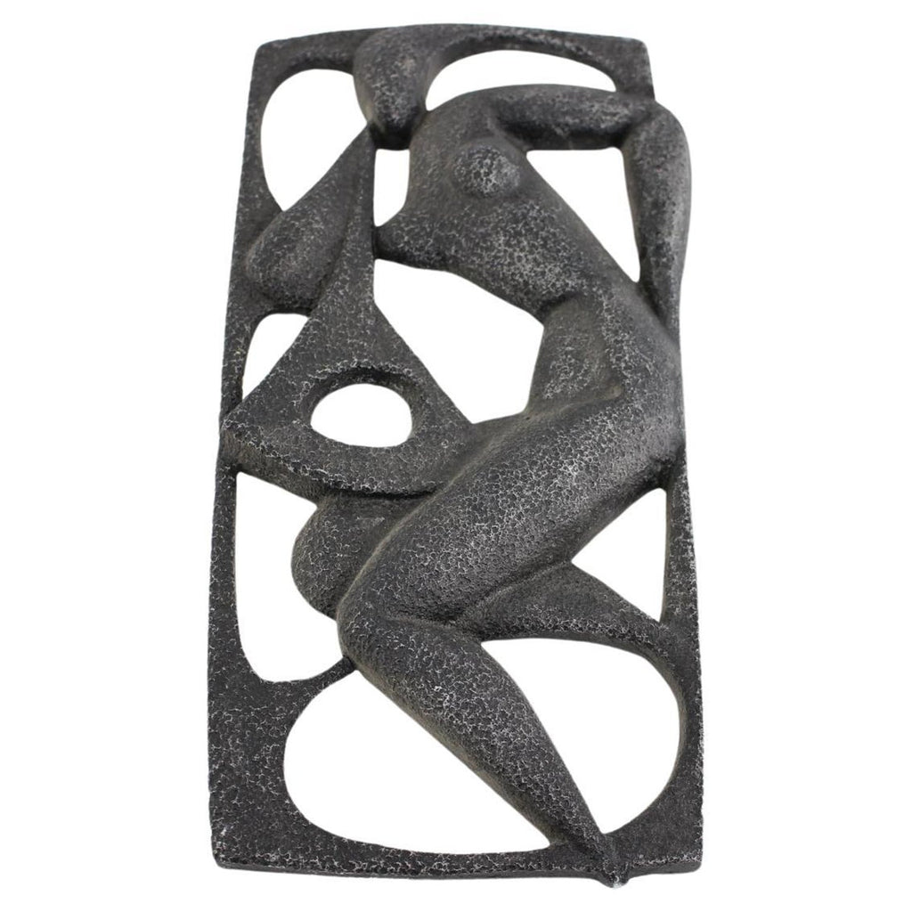 Latin American Master Abigail Varela Sculpture Relief Plaque Woman with Heart