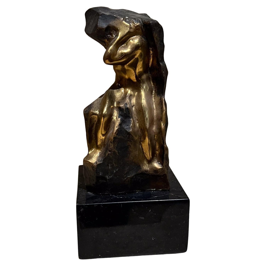 Weight Lifter Chinese Contemporary Art Bronze Sclupture