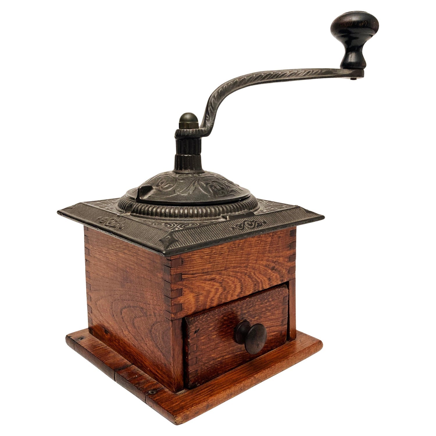 Antique, 19th C. Peugeot Frères Brevetés French Coffee Grinder Table Sculpture