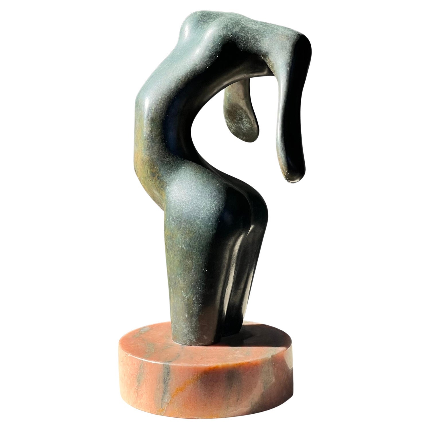 In the style of Henry Moore, Mother and Child in Rocking Chair
