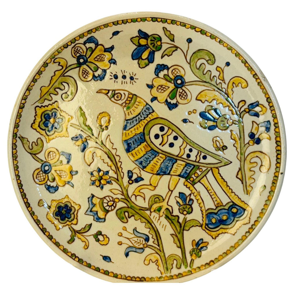 Dove of Peace Limoges plate Benn Rabinowicz Avant Garde French Jewish Modernist