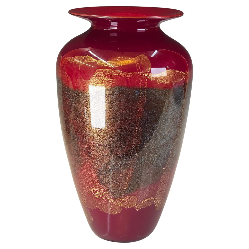 Masterpiece Swiss Contemporary Blown Matte Glass Sculpture Vase