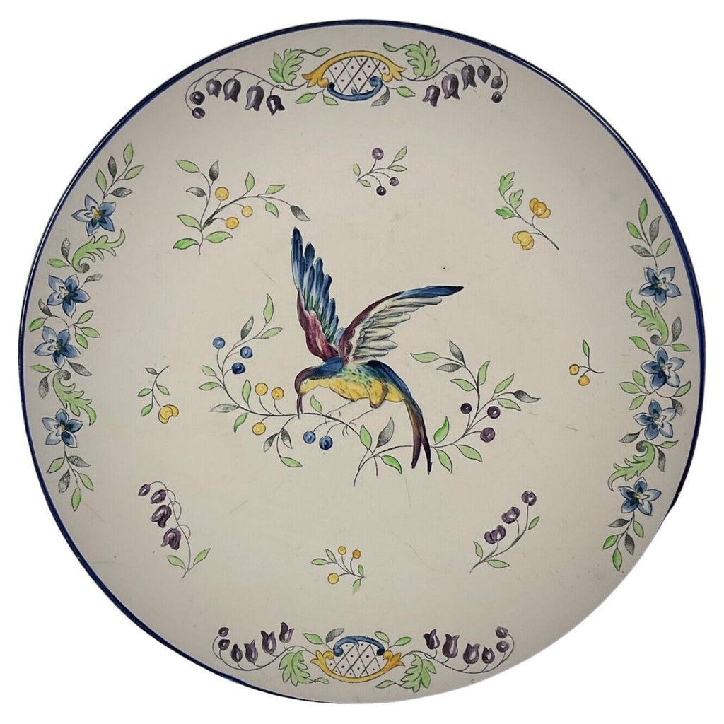 Dove of Peace Limoges plate Benn Rabinowicz Avant Garde French Jewish Modernist