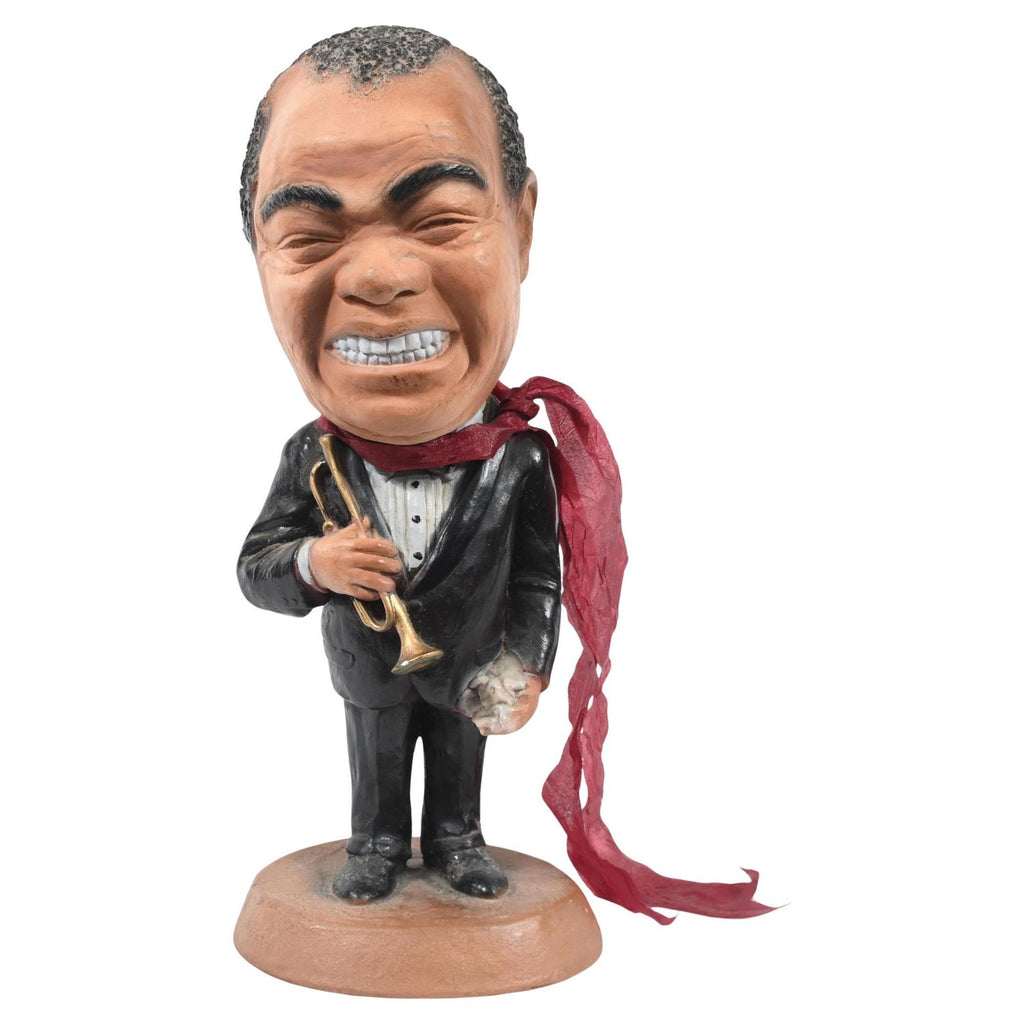 Polychrome Bronze Sculpture Jazz Nightclub Piano Player in Tuxedo Bruno Luna