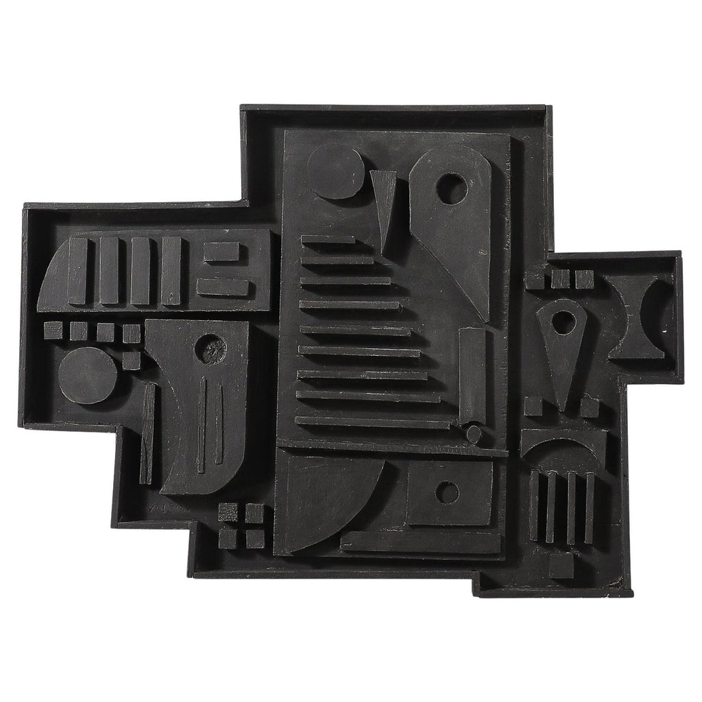 Brutalist Modern Abstract Bronze Sculpture Metropolis Manner of Louise Nevelson