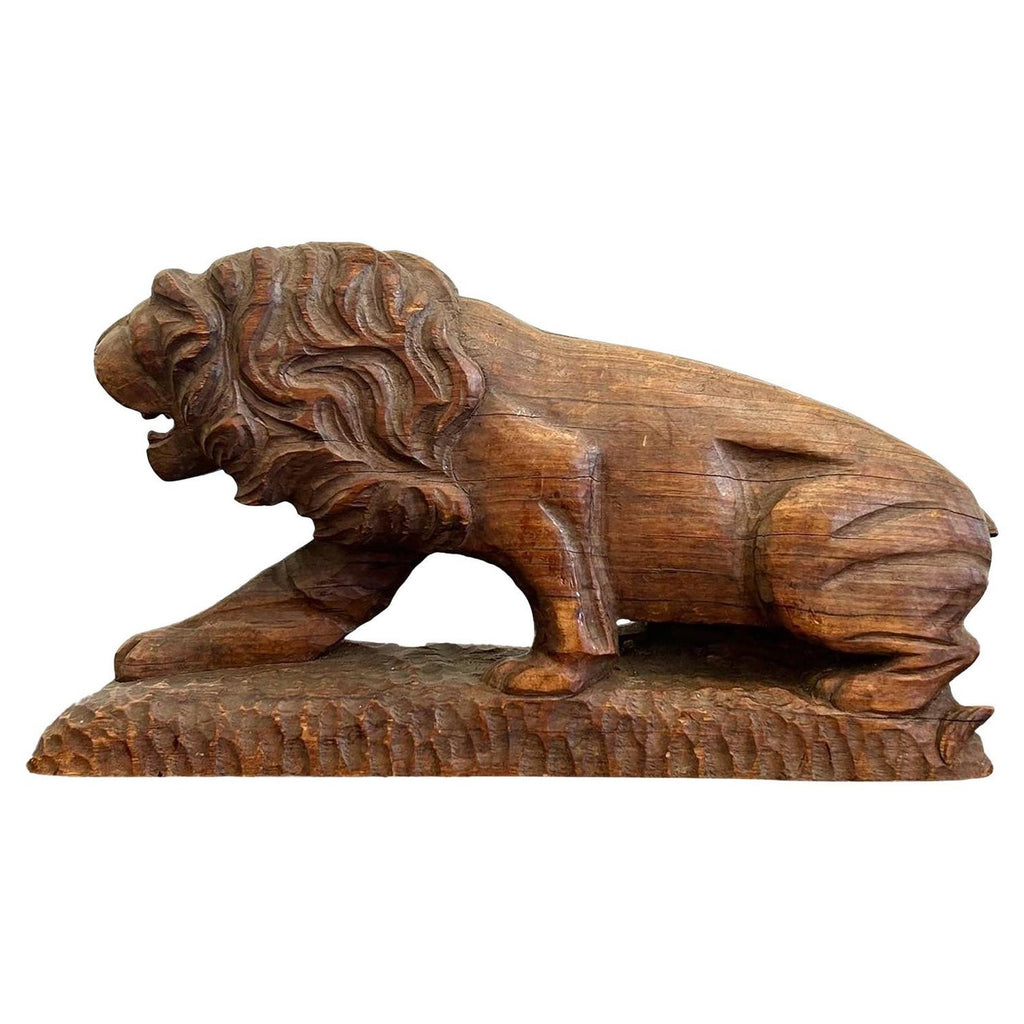 Lions Head Big Game Trophy Natural Sisal Fiber Sculpture Lion Anne Andersson Art