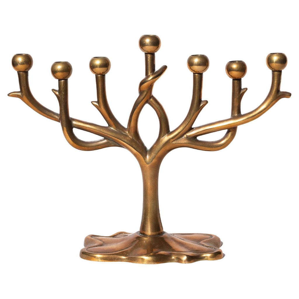 Mid Century Mod Judaica Chrome Eiffel Tower Star of David Candle Holders France