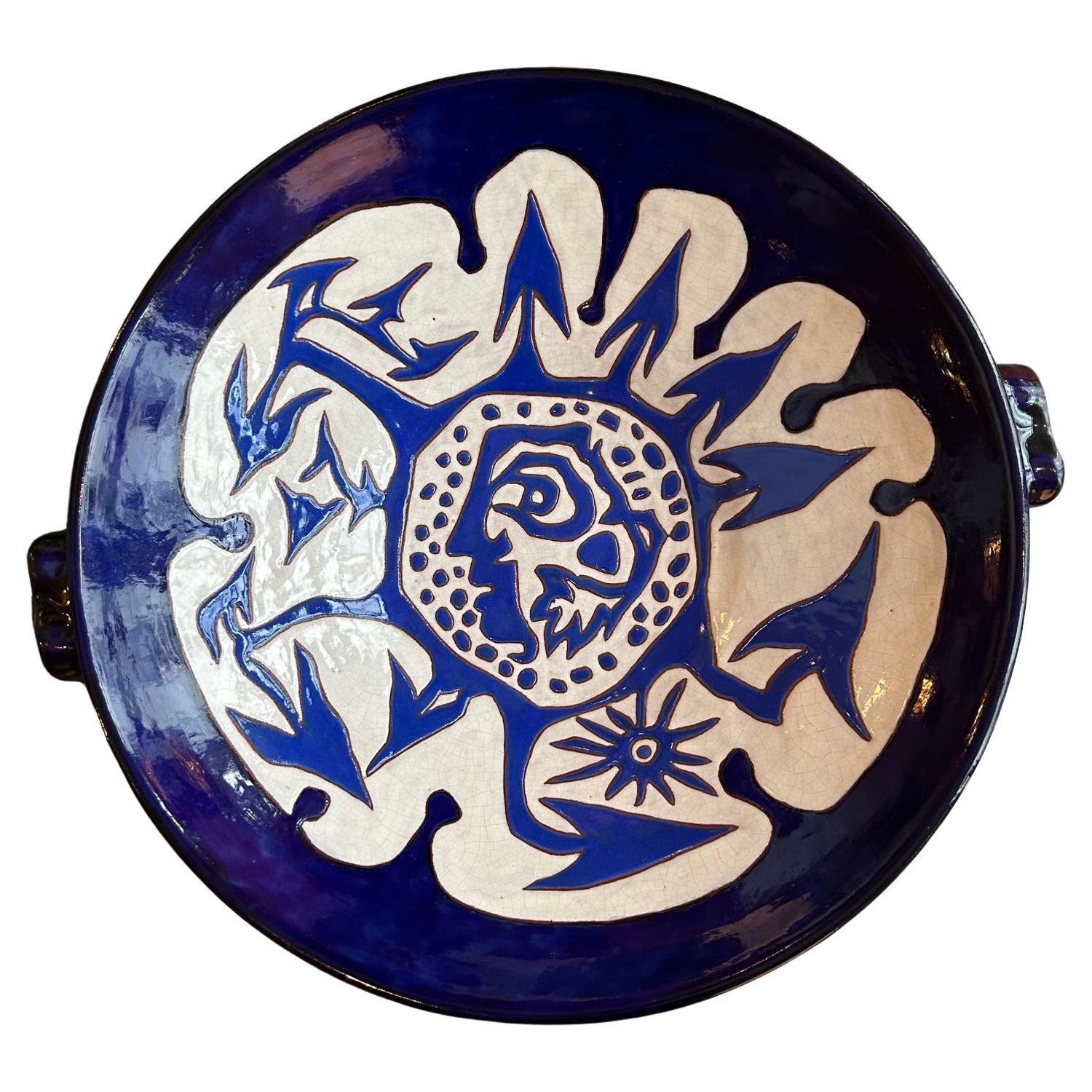Dove of Peace Limoges plate Benn Rabinowicz Avant Garde French Jewish Modernist