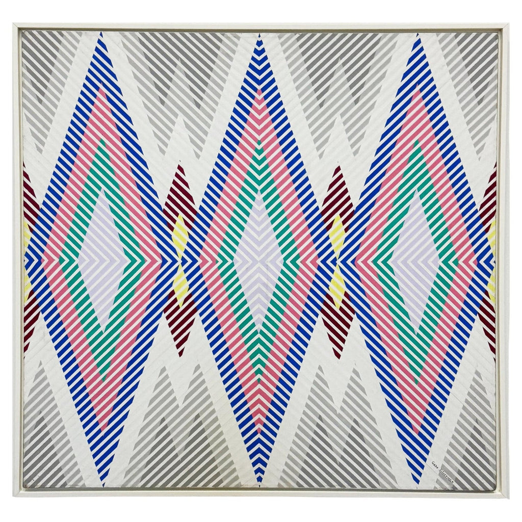 Op Art 1971 Kinetic Oil Painting Pop Art Artist