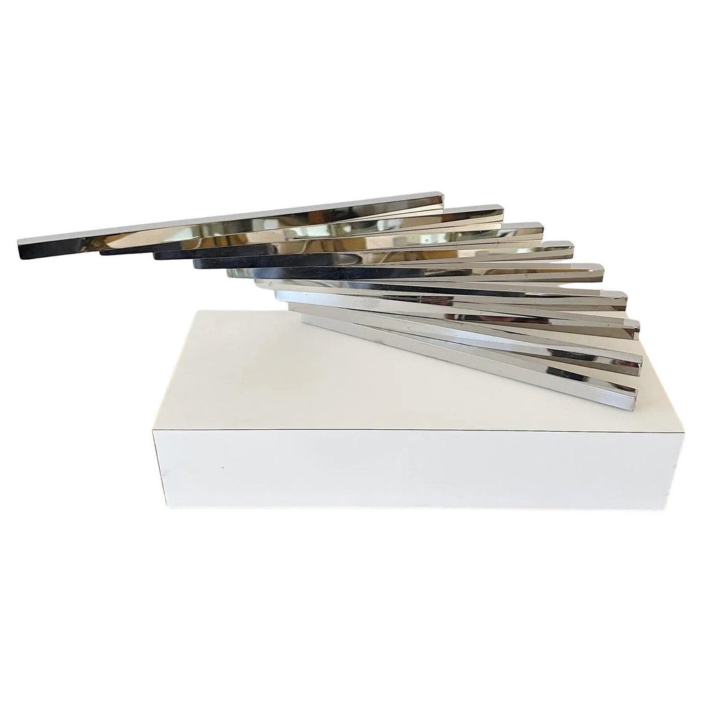 60s Kadishman Israeli sculpture in steel or aluminum Suspension
