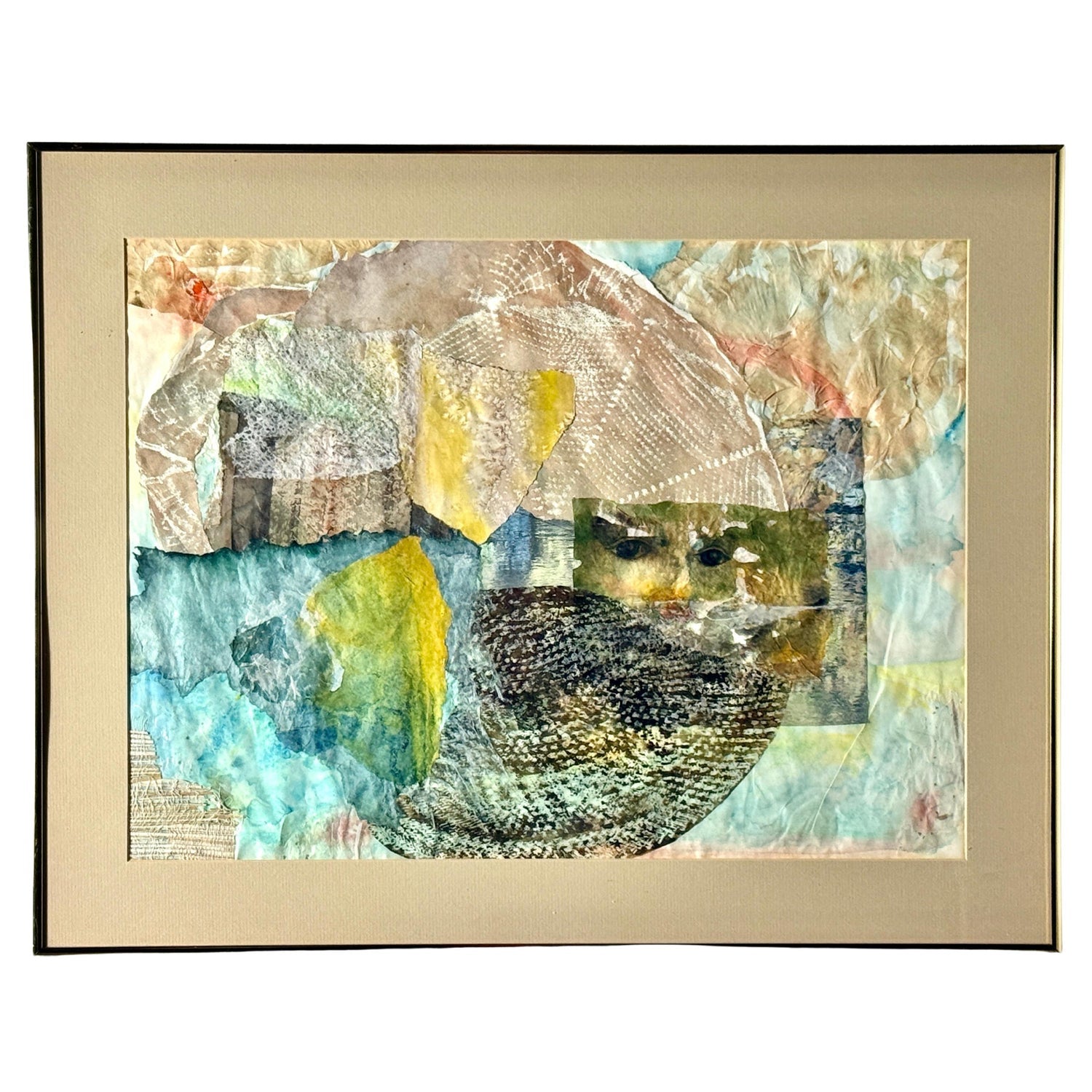 Abstract Acrylic Mix Media Painting Cheryl Warrick African American Woman Artist