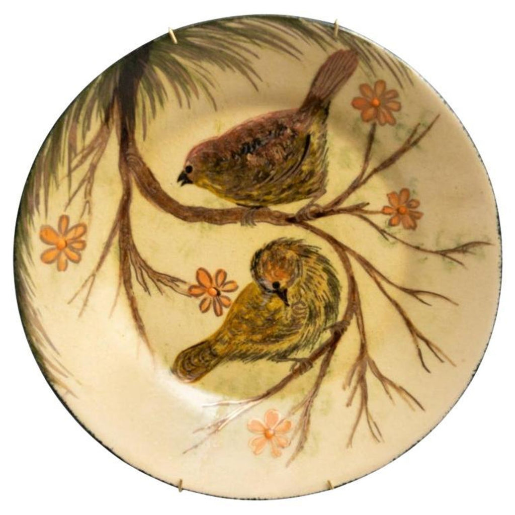 Dove of Peace Limoges plate Benn Rabinowicz Avant Garde French Jewish Modernist