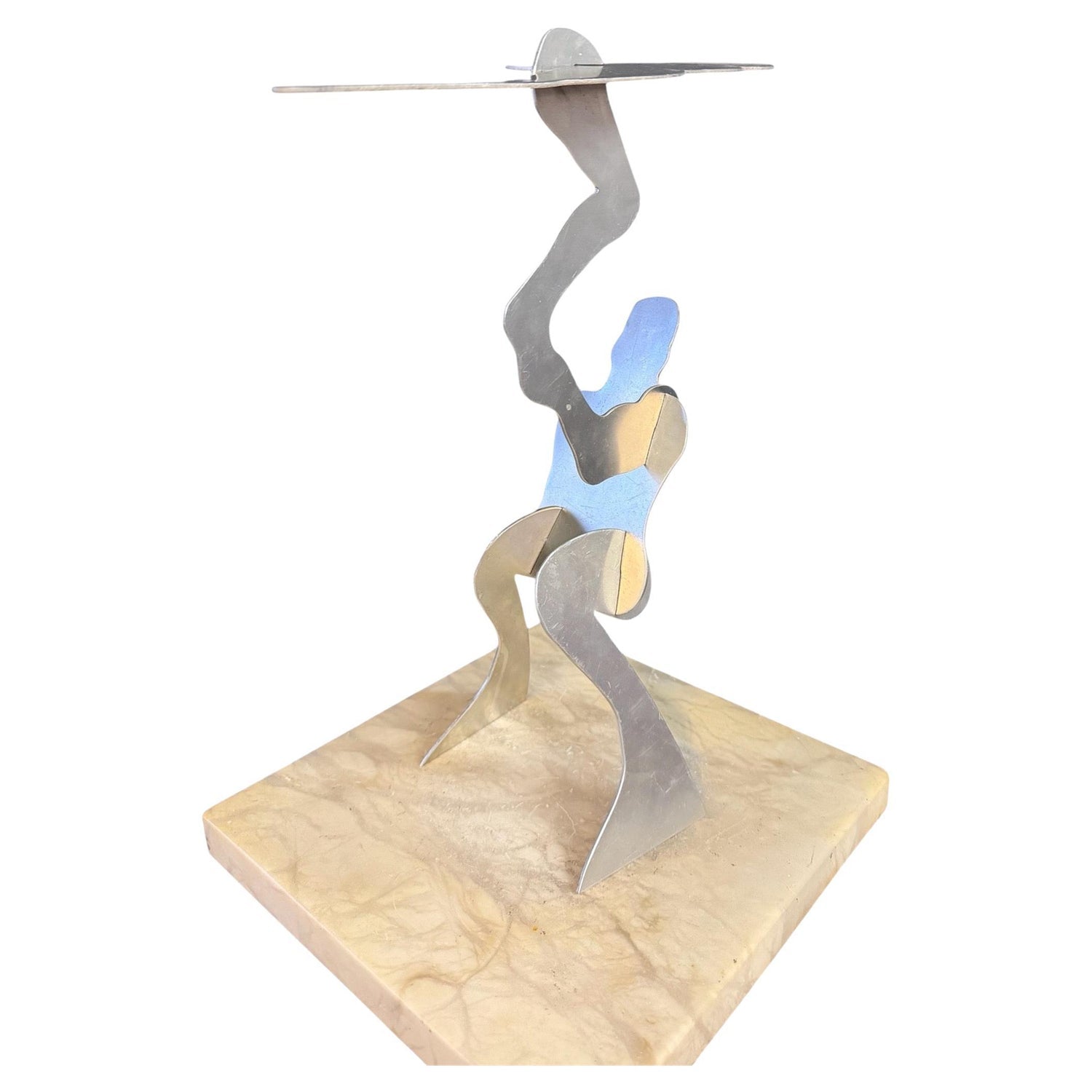 The Test, Assembled Kinetic Modernist Sculpture Puzzle Construction