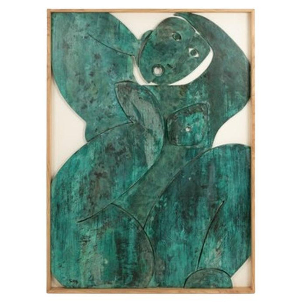 Beverly Pepper Large Bronze Wall Relief Plaque Heavily Textured Woman Artist