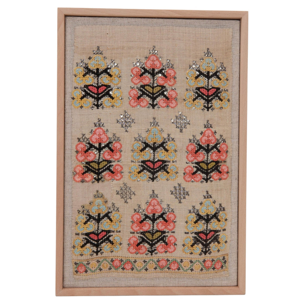 Jerusalem Wall Hanging Hand Embroidered tapestry Israeli Craft Judaica Folk Art