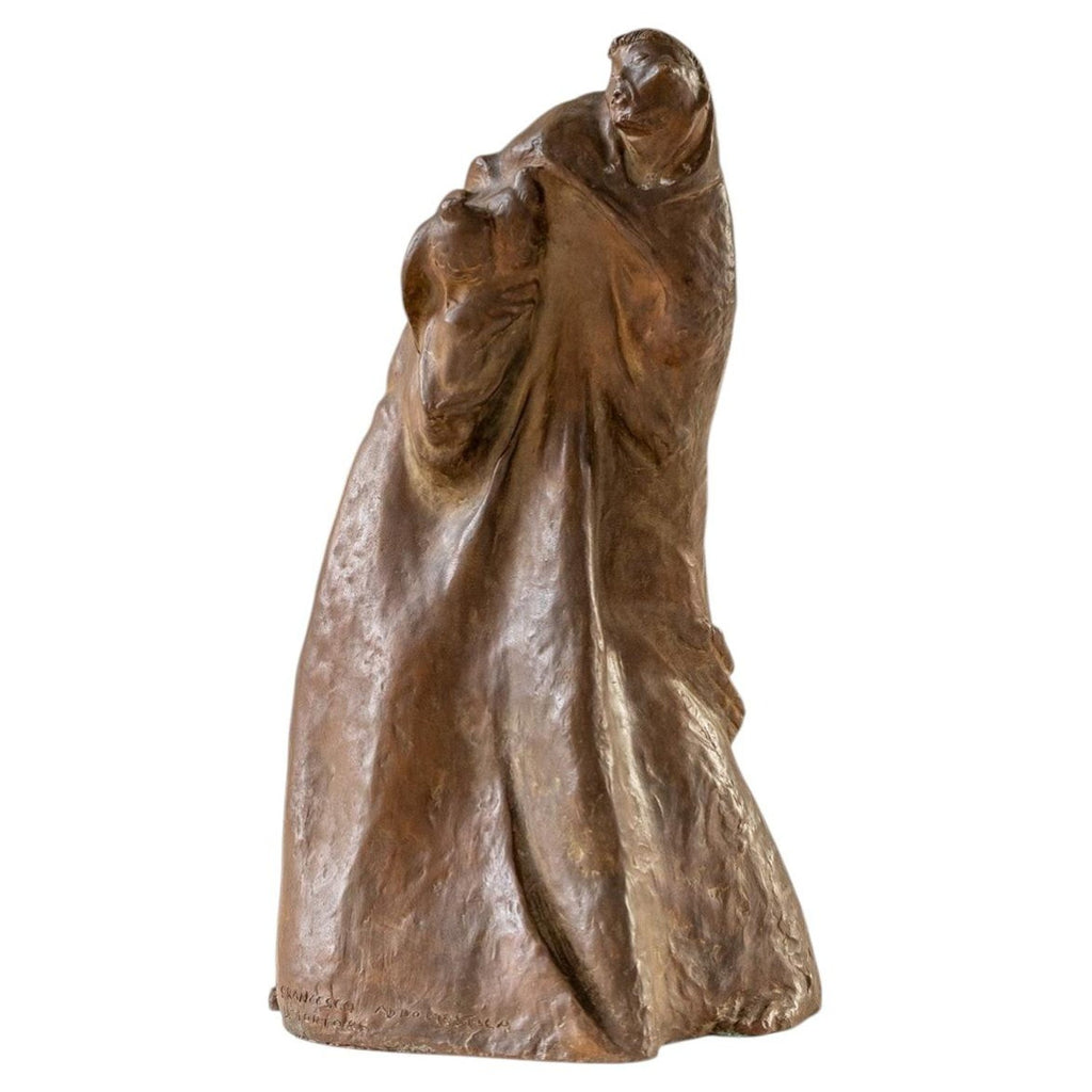Bronze Sculpture Charles Dickens Figure American Boston Figural Modernist