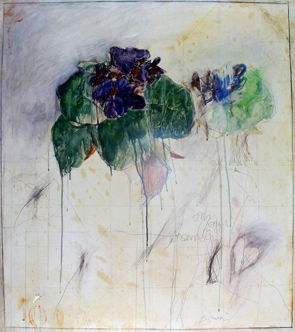 Al Quattro Large Surrealist Modernist Lithograph Embracing Couple