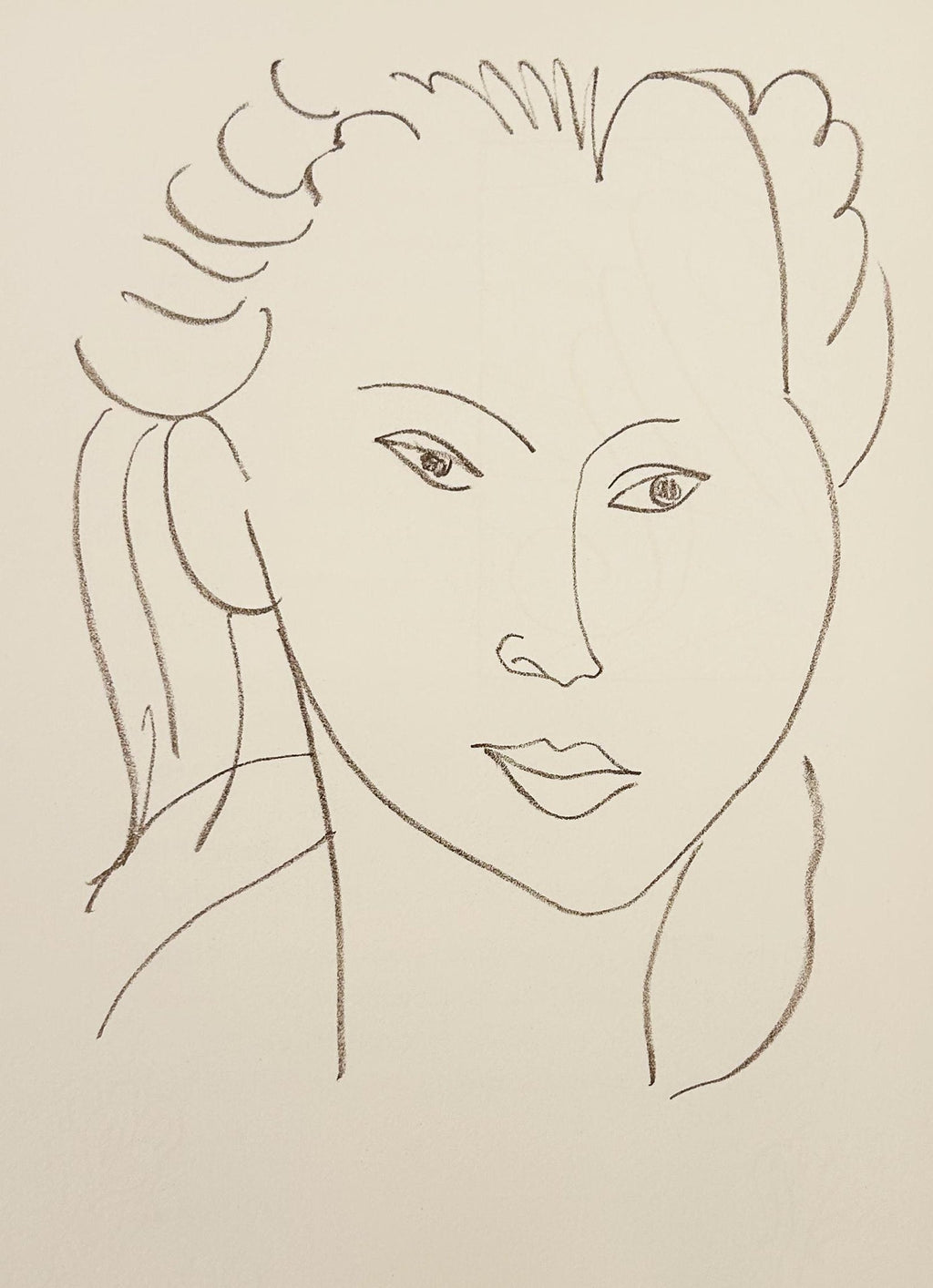 Lithuanian French Artist Arbit Blatas Lithograph Henri Matisse Ecole D'Paris