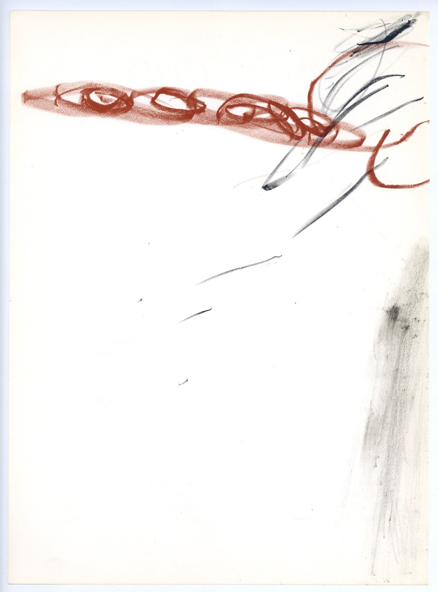 Spanish Post Modern Abstract Aquatint Color Etching Antoni Tapies