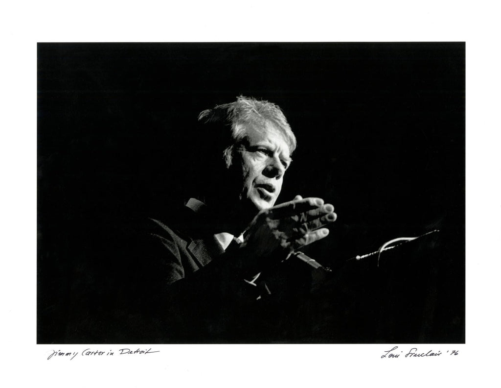 Vintage Photo SIlver Gelatin Photograph President Jimmy Carter by Fred Mcdarrah