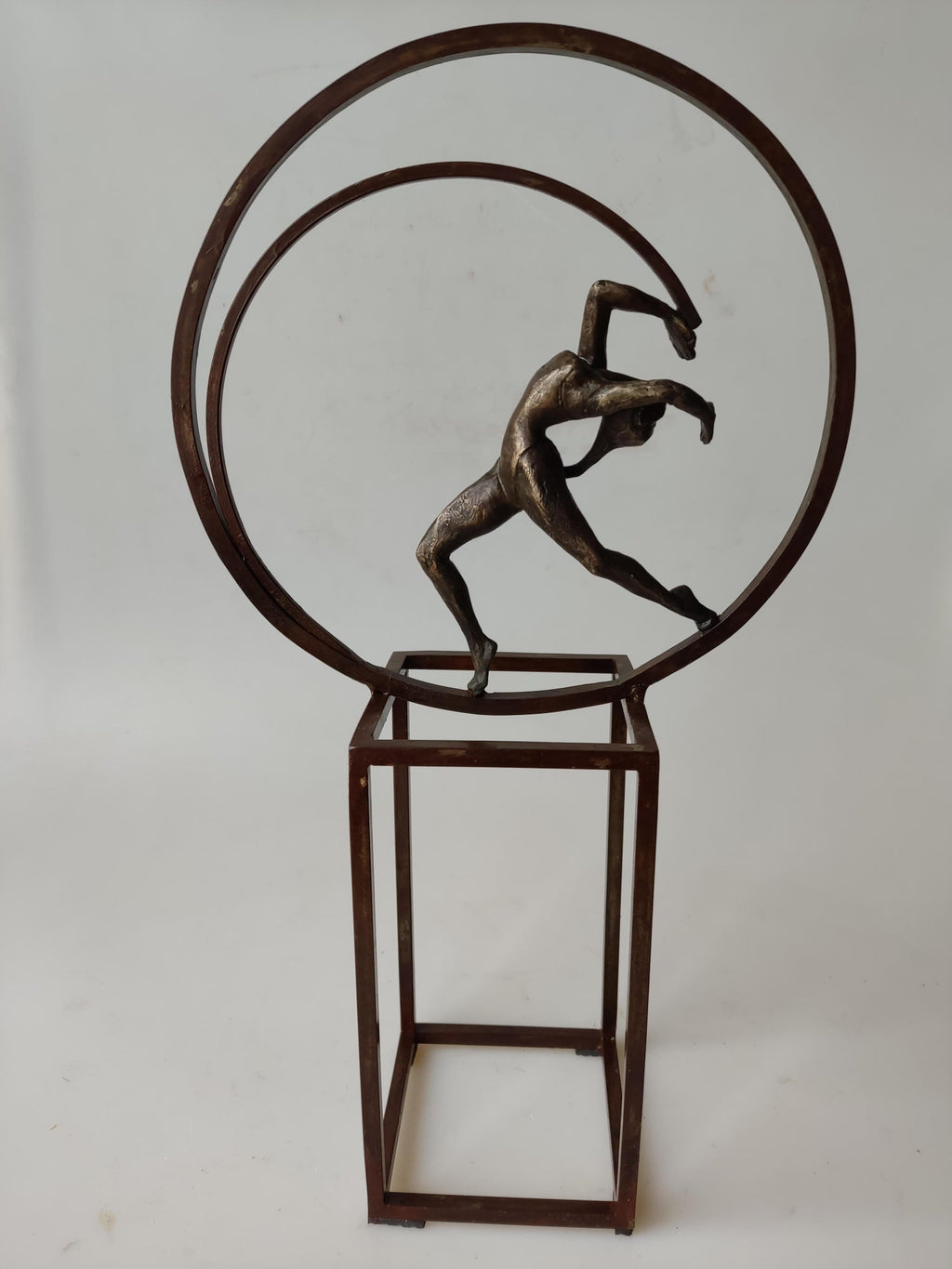 Large Bronze Bas Relief Danse Macabre Expressionist Sculpture Totentantz