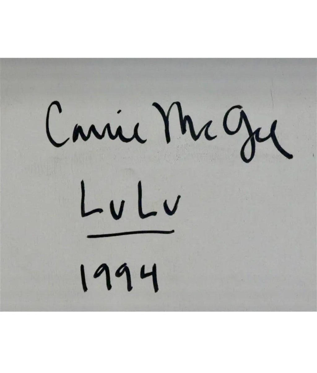Large American Mod 1990s Mixed Media "LuLu" Carrie McGee