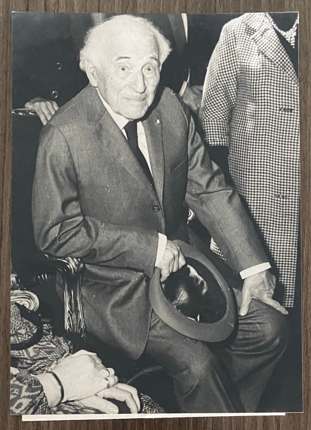 Black And White Photograph Of Marc Chagall 1978
