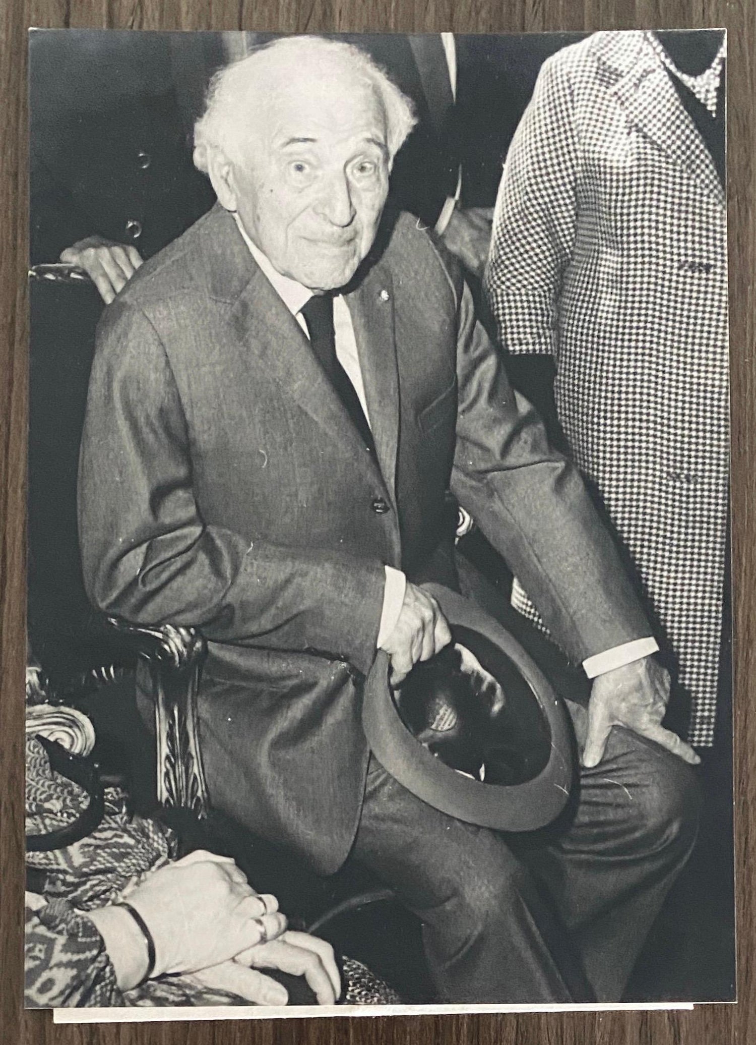 Black And White Photograph Of Marc Chagall 1978
