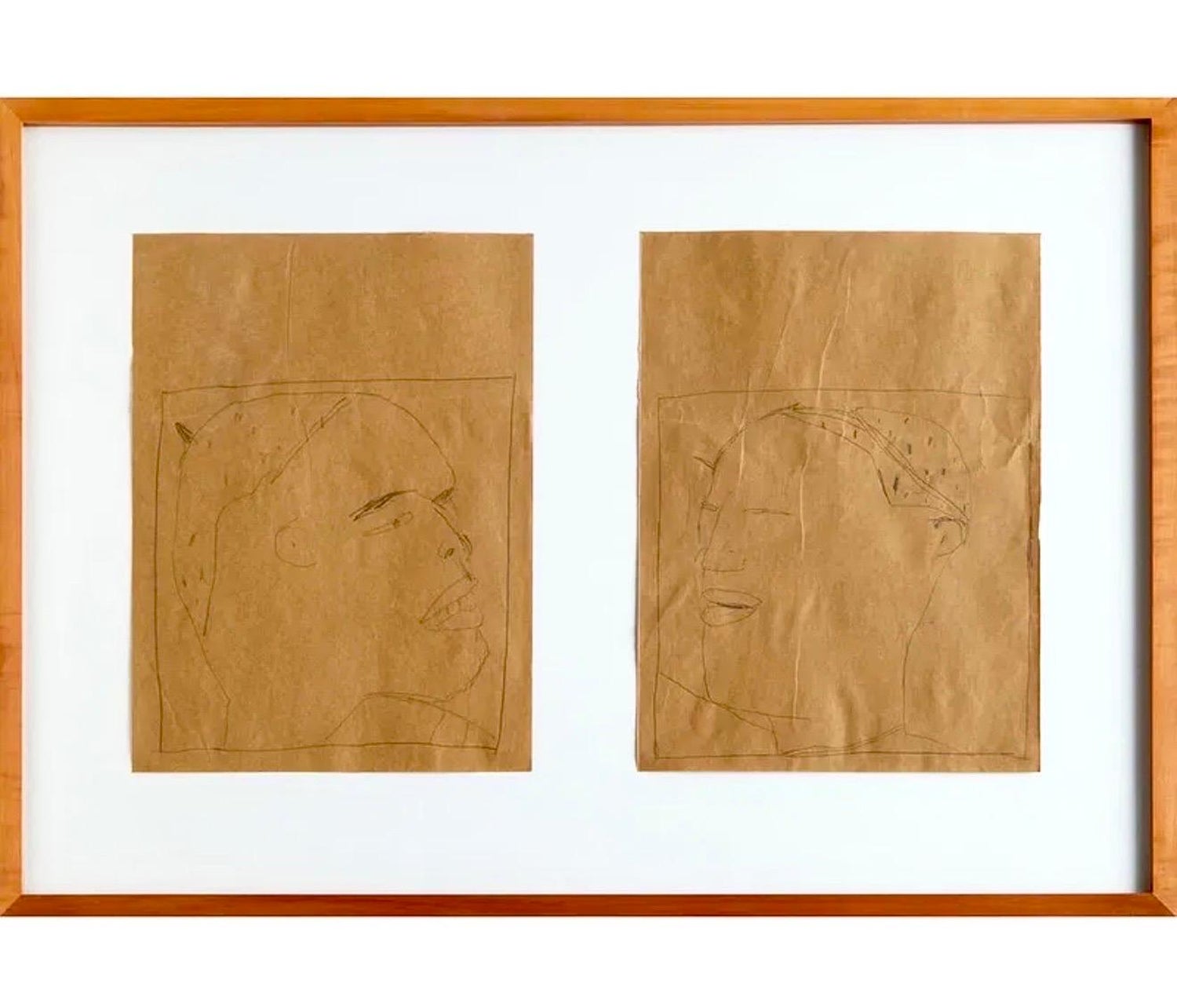 Dessin (Star) Mixed media Collage with Painting James Brown Galerie Bernd Kluser