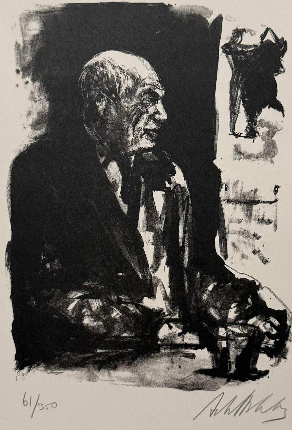 Lithuanian French Artist Arbit Blatas Lithograph Pablo Picasso Ecole D'Paris