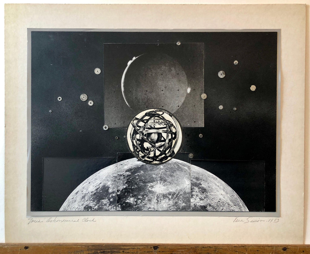 Josias Astronomical Clock Watch Parts Assemblage Photo Planet Collage Photograph
