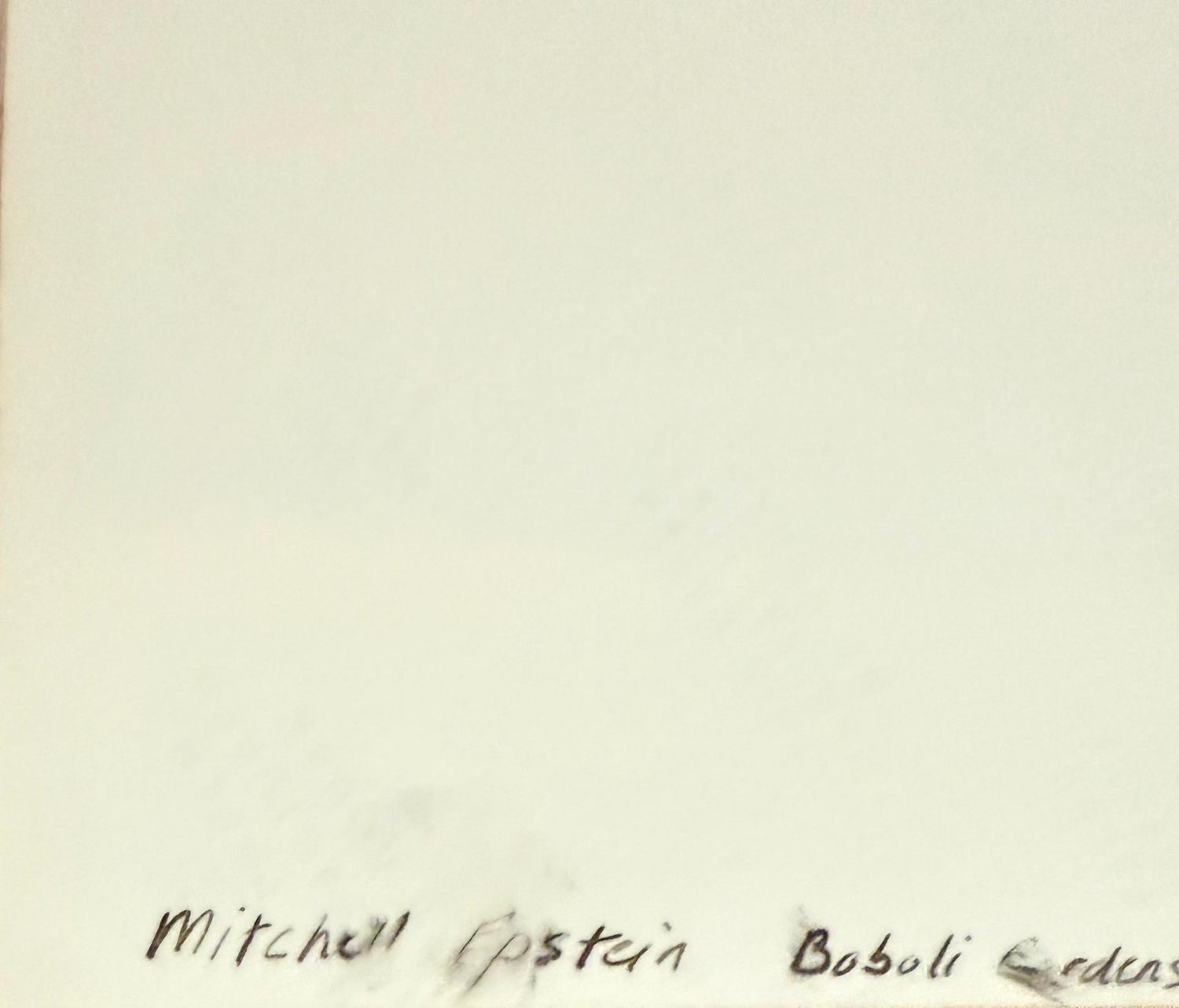 Mitchell Epstein Signed Vintage Color Photograph C Print Photo Florence Italy