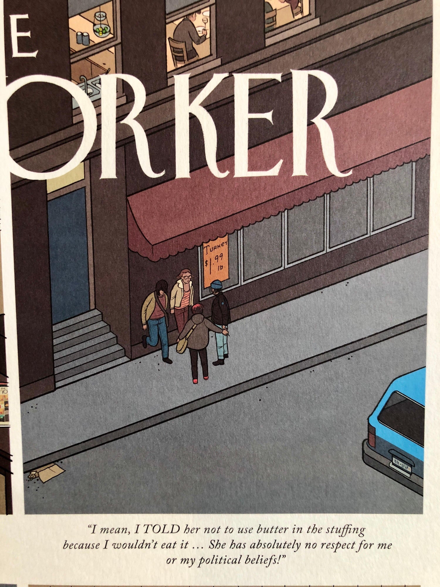 Chris Ware New Yorker Cartoonist Limited Edition Thanksgiving Print NYC