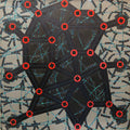 Stop Flats Night Stops Abstract Geometric Modernist Oil Painting W.C. Richardson