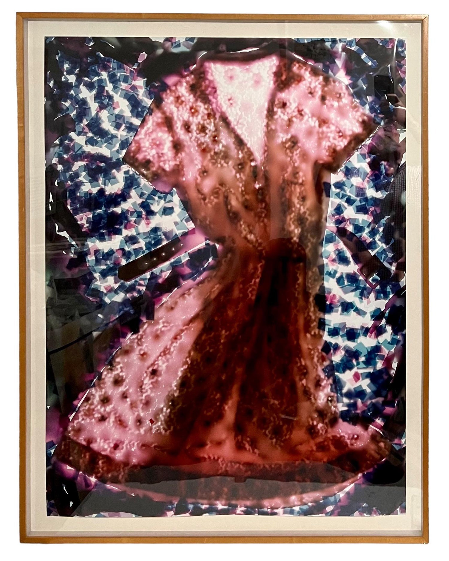 Large Cibachrome Color Photograph LA Woman Artist Dress, Feminist, Photo C Print