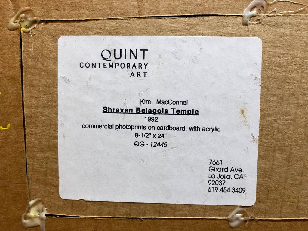 Shravan Belagola, India, 1992, Photo Prints on Cardboard, Collage, Mirror Insets