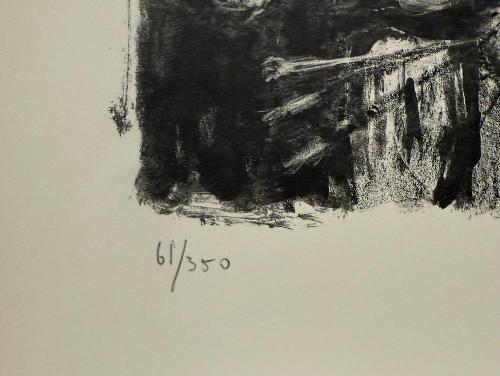 Lithuanian French Artist Arbit Blatas Lithograph Maurice de Vlaminck Ecole Paris