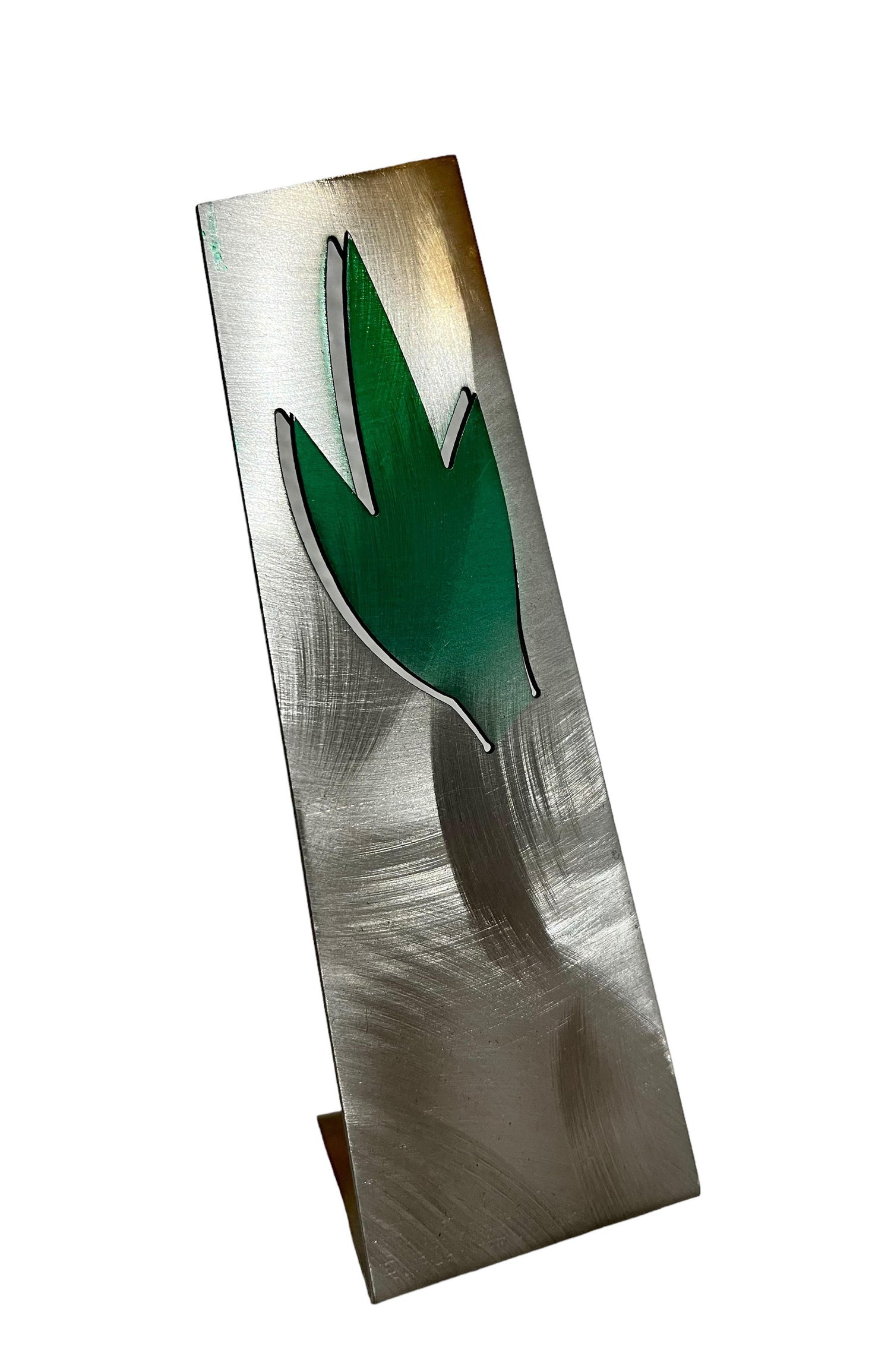 Israeli Contemporary Abstract Geometric Painted Pierced Sculpture Zigi Ben Haim
